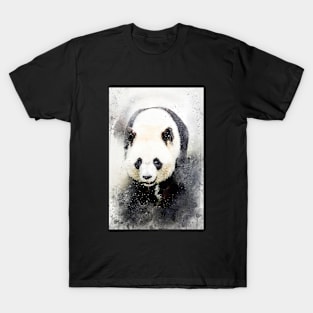 Panda Bear Animal Wild Forest Jungle Bamboo Nature Asia China T-Shirt